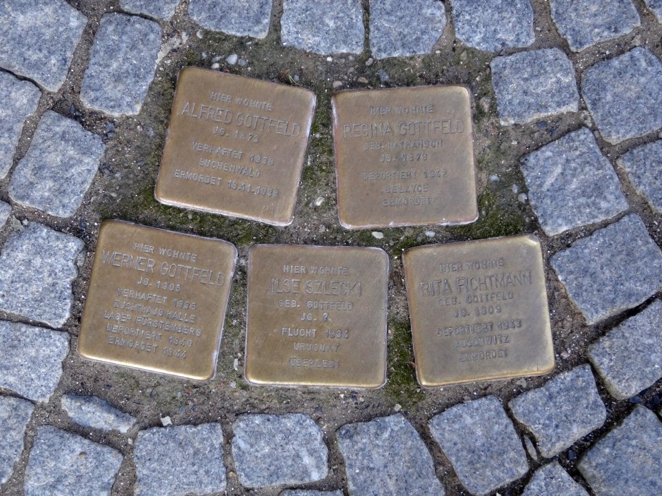 Stolpersteine Arnstadt Unterm Markt 8 (1)