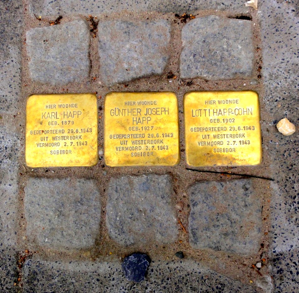 Stolpersteine Gouda Itersonlaan5