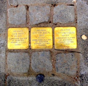 Stolpersteine Gouda Itersonlaan5