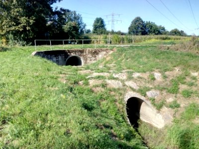 Stockmattengraben, Durchlass und Drossel bei Halberstung