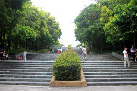 Stone staircases of Shenzhen International Garden and Flower Expo Park2