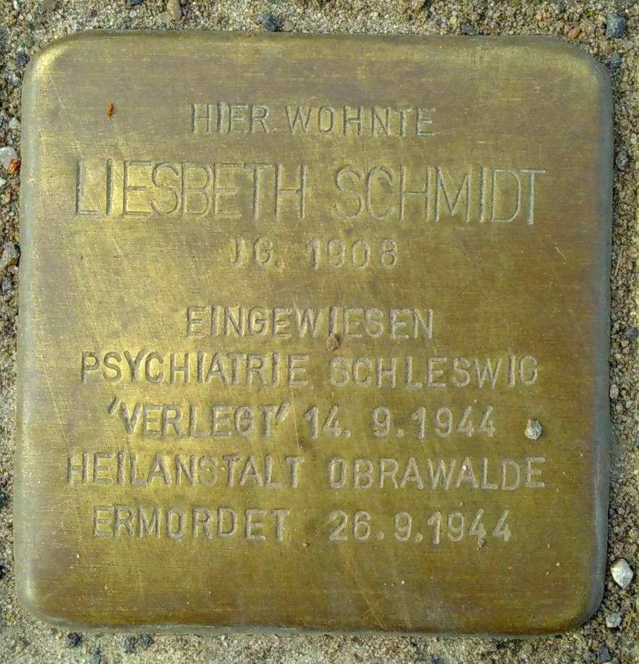 Stolperstein Sterup Liesbeth Schmidt