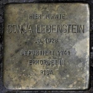 Stolperstein Kirchstraße 38 Südlohn Sonja Lebenstein