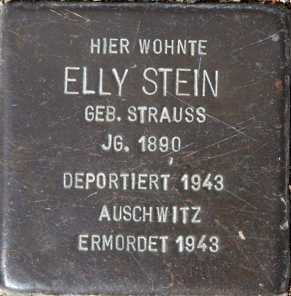 Stolperstein Talstraße 14, Bleicherode (Elly Stein)