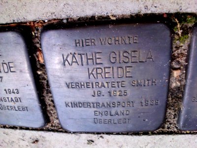 Stolperstein Käthe Gisela Kreide
