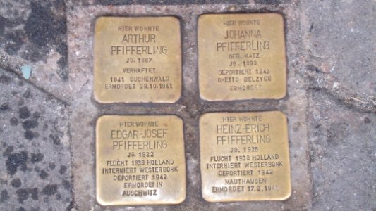 Stolpersteine Löberstrasse 2, Eisenach (März 2015)