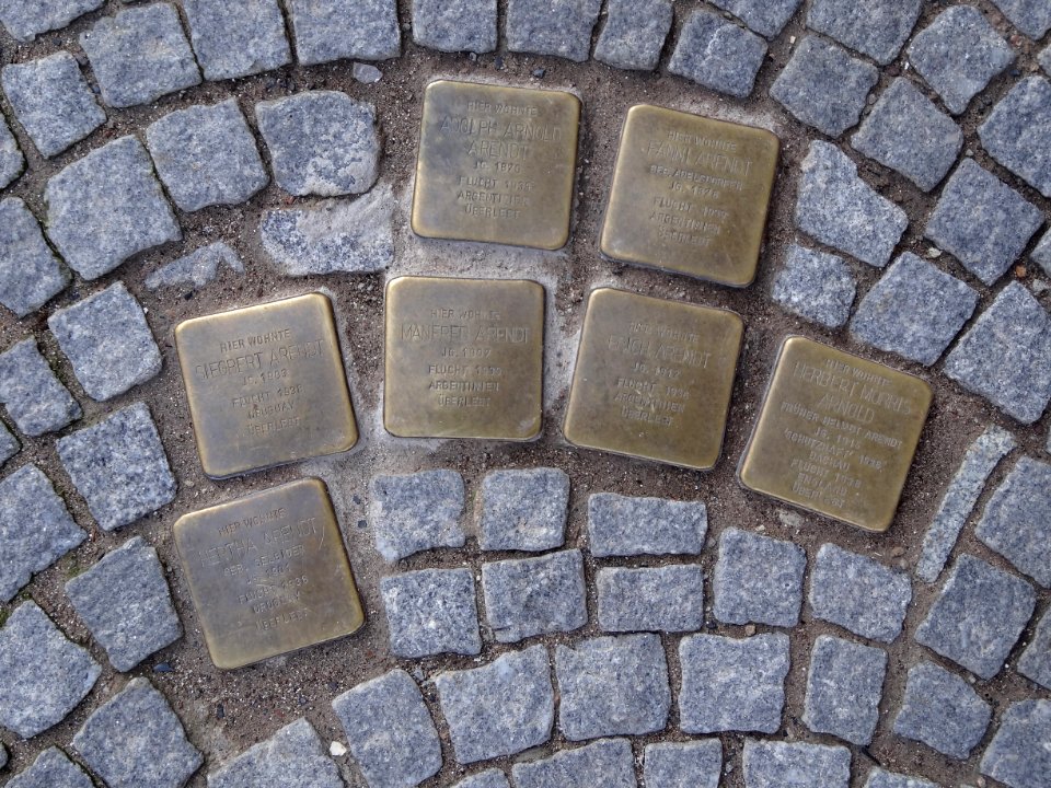 Stolpersteine Arnstadt Unterm Markt 8 (2)