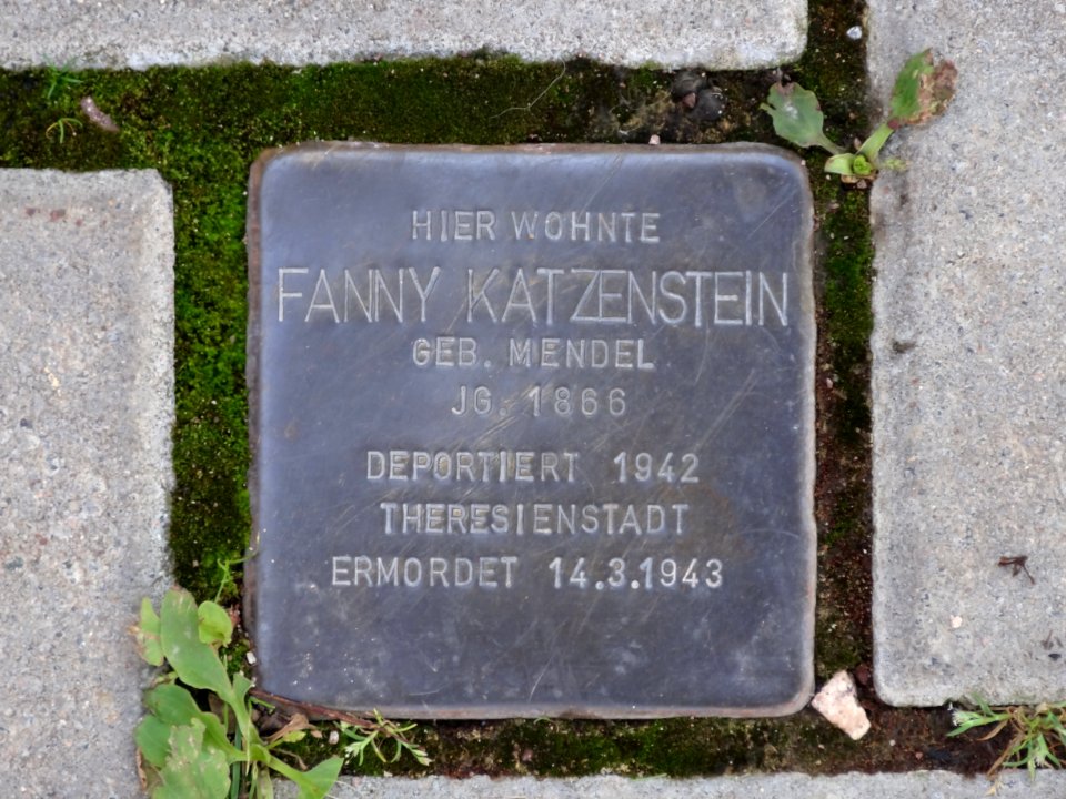 Stolpersteine Arnstadt Kasseler Straße 31