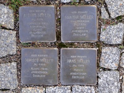 Stolpersteine Arnstadt Bahnhofstraße 5