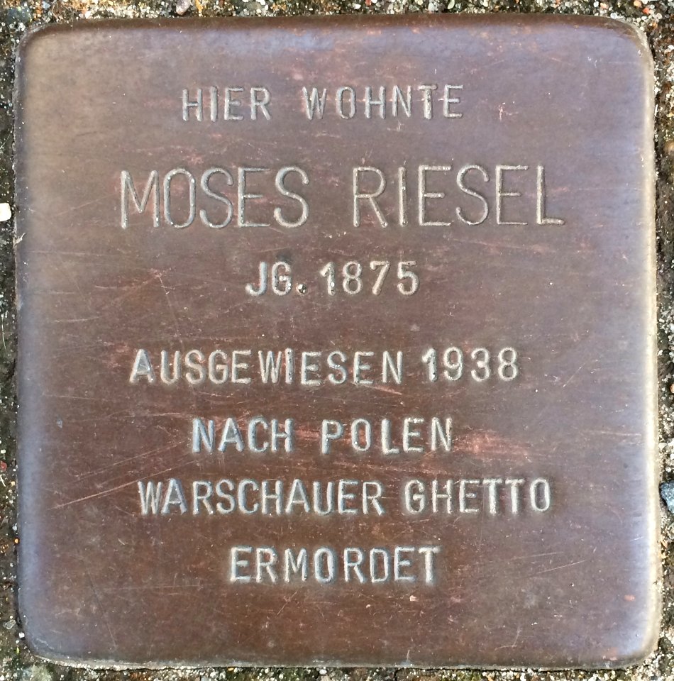 Stolpersteine Bremerhaven – Moses Riesel