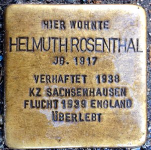 Stolpersteine Bremerhaven – Helmuth Rosenthal