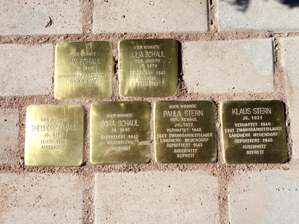 Stolpersteine Arnstadt 2