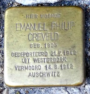 Stolpersteine Gouda Lange Groenendaal82 (detail 1)