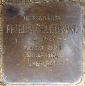 Stolpersteine Bremerhaven – Frieda Feldbrand