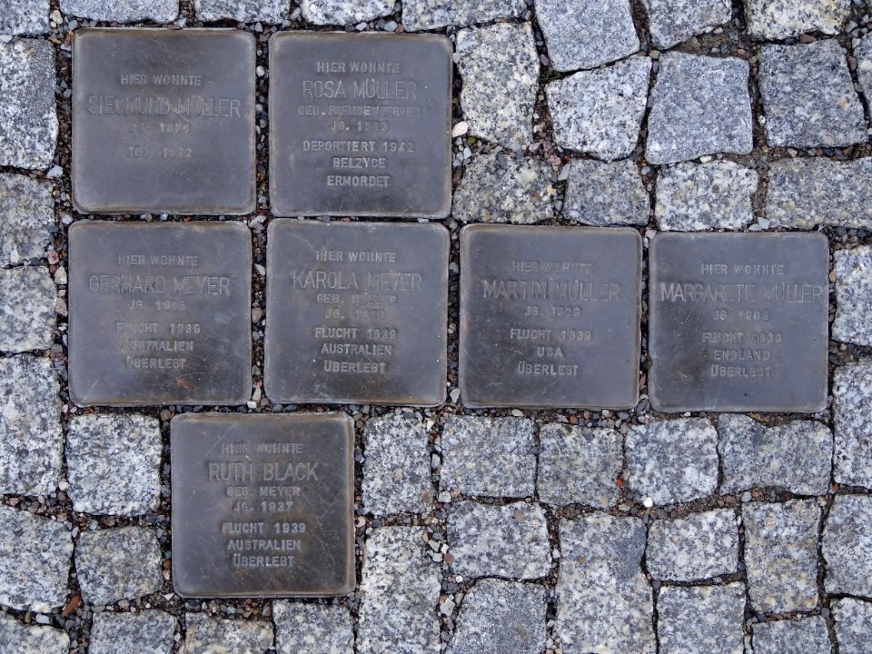 Stolpersteine Arnstadt Bahnhofstraße 3