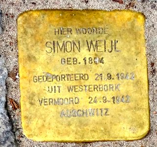 Stolpersteine Gouda Krugerlaan68 (detail1)