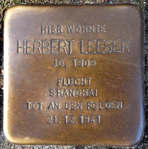 Stolpersteine Bremerhaven – Herbert Leeser