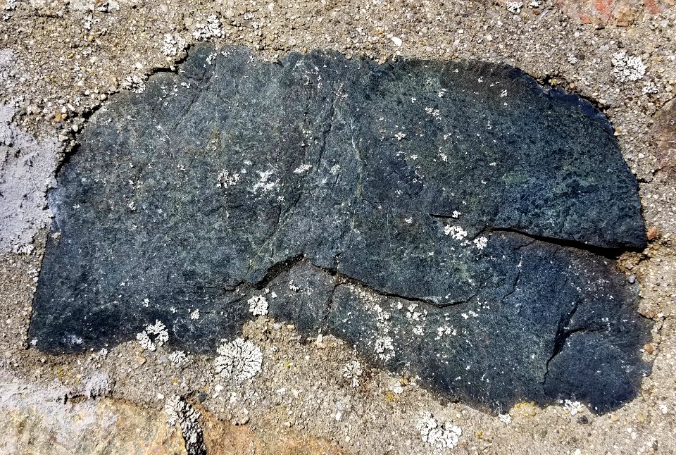 Stone in wall - Arlington, MA - 20210117 101339