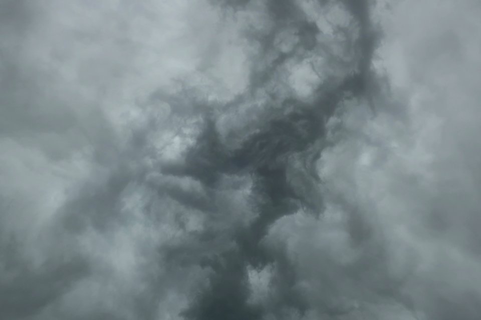 Storm clouds over Dalbey Memorial Park in Gillette, Wyoming