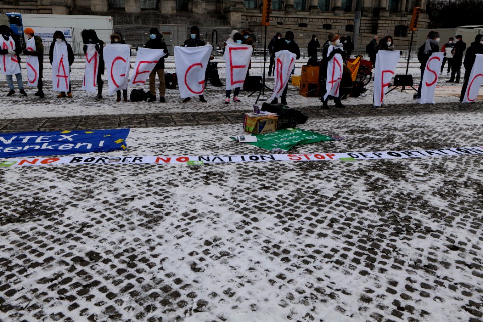 Stop deportations protest Berlin 2021-02-06 13