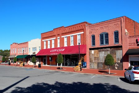 Stores in LaFayette, Georgia, Oct 2016