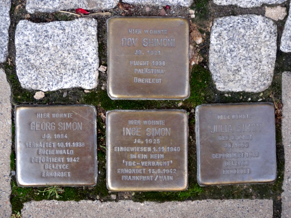 Stolpersteine Arnstadt Rosenstraße 10