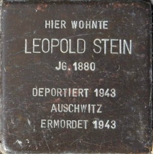 Stolperstein Talstraße 14, Bleicherode (Leopold Stein)