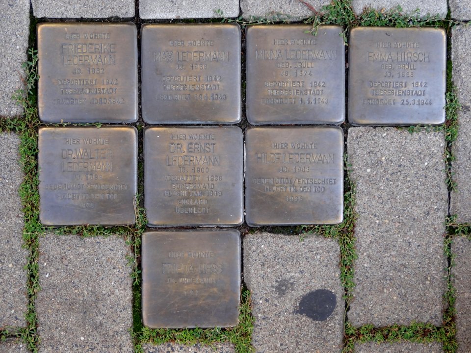 Stolpersteine Arnstadt Lessingstraße 3