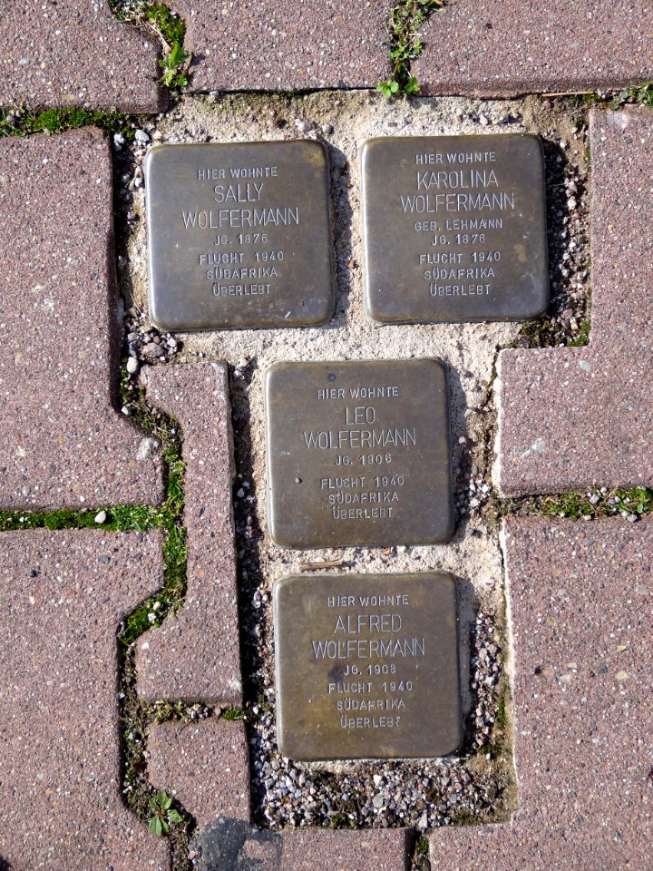 Stolpersteine Arnstadt Karl-Marien-Straße 26