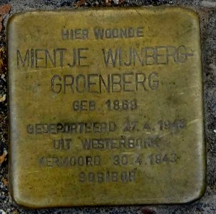 Stolpersteine Gouda Oosthaven31 7 (detail 7)