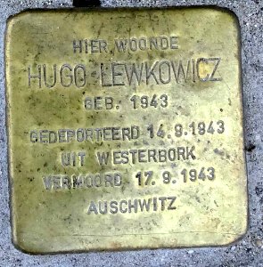 Stolpersteine Gouda Krugerlaan18 (detail 4)