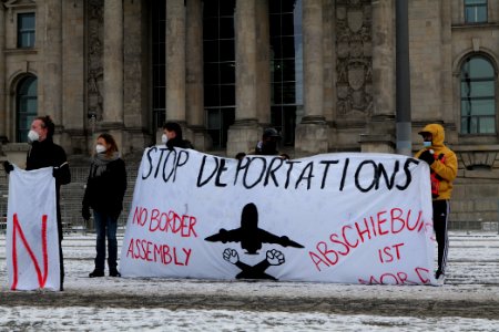 Stop deportations protest Berlin 2021-02-06 05