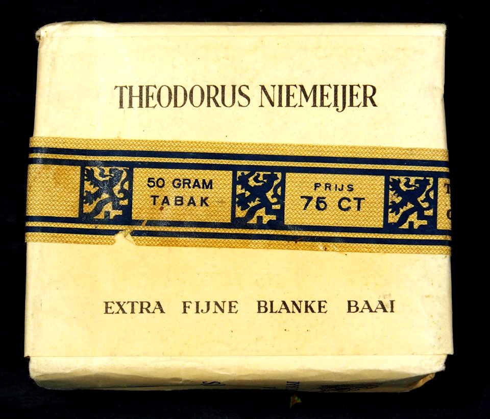 Stoomtabaksfabriek Het Wapen van Rotterdam, Theodorus Niemeijer, Eelderweg, Groningen, back