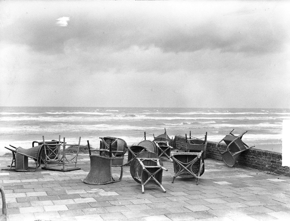 Storm aan de kust in Zandvoort, Bestanddeelnr 904-4732