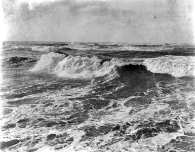 Storm langs de kust, wilde golven, Bestanddeelnr 907-5534