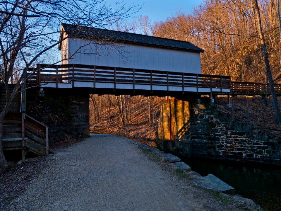 Stop Gate on C and O Canal Great Falls