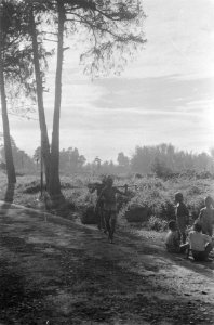 Straatverkopers en kinderen in een landschap, Bestanddeelnr 433-5-5