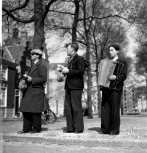 Straatmuzikanten, Bestanddeelnr 254-2324