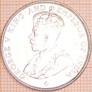 Straits Settlements Half Dollar 1921 - obverse