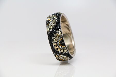 Bangle handmade bangle crystal bangle