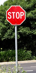 Stop Sign in Australia (cropped)