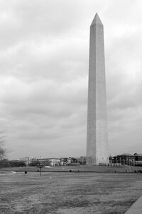 Obelisk black and white bw