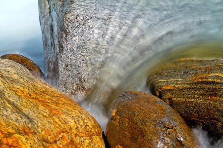 Verzasca water and stone switzerland photo