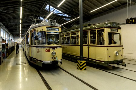 Straßenbahnwagen (1734 und 1538) Straßenbahnmuseum Dresden (2)