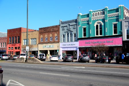 Storefronts on Broad Street, Rome GA March 2018 photo
