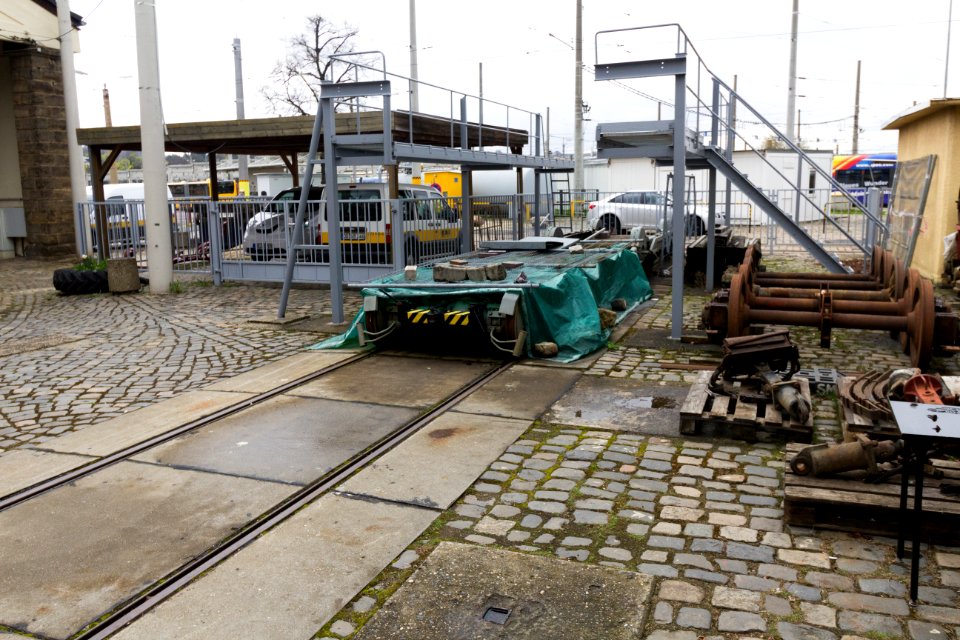 Straßenbahnmuseum Dresden - Außenwerkstatt