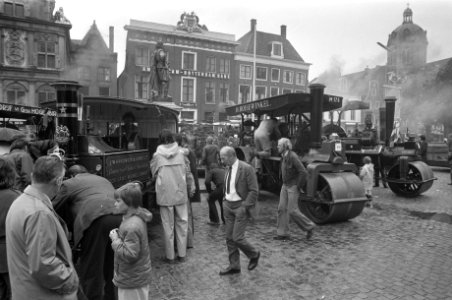 Stoomwalsen in Hoorn, enige stoomwalsen, Bestanddeelnr 927-3067