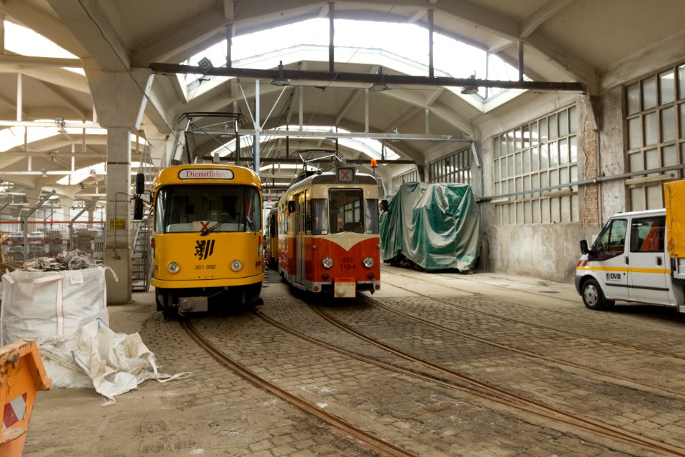 Straßenbahn Betriebsfahrzeuge Betriebshof Waltherstraße (2)