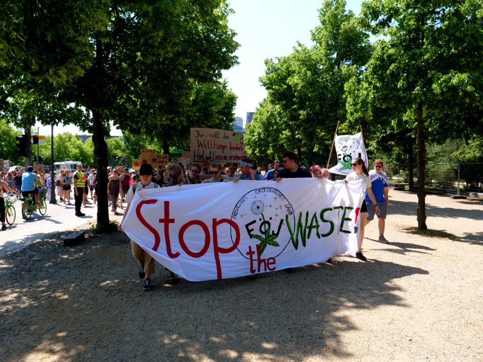 StopTheWaste FÖJ demonstration 47