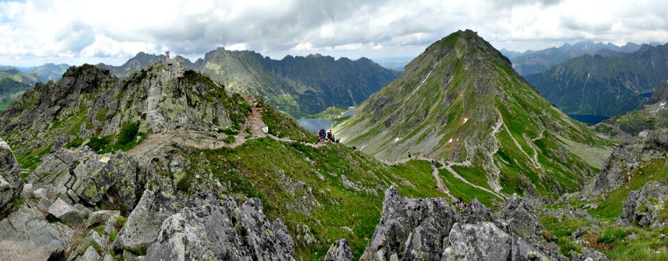 Landscape panorama the high tatras